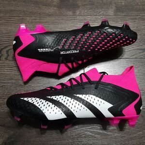 ADIDAS Predator Accuracy .1 FG Soccer Cleats Mens Size 7.5‎ Black Pink GW4569